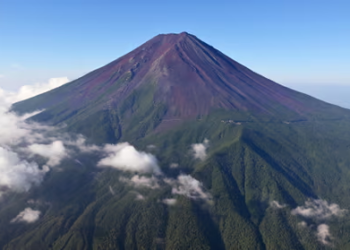 Japan’s iconic Mount Fuji has no snow in October for first time in 130 years