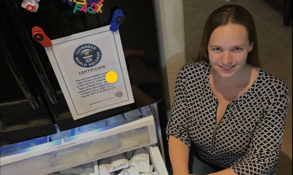 Texas mom sets Guinness World Record for donating more than 2,500 liters of breastmilk