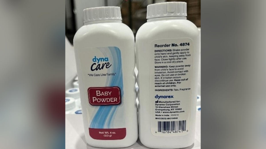 Health alert: Baby powder recalled in 35 states over potential asbestos contamination