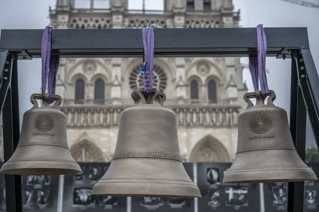 Notre Dame’s bells ring for first time since devastating 2019 fire