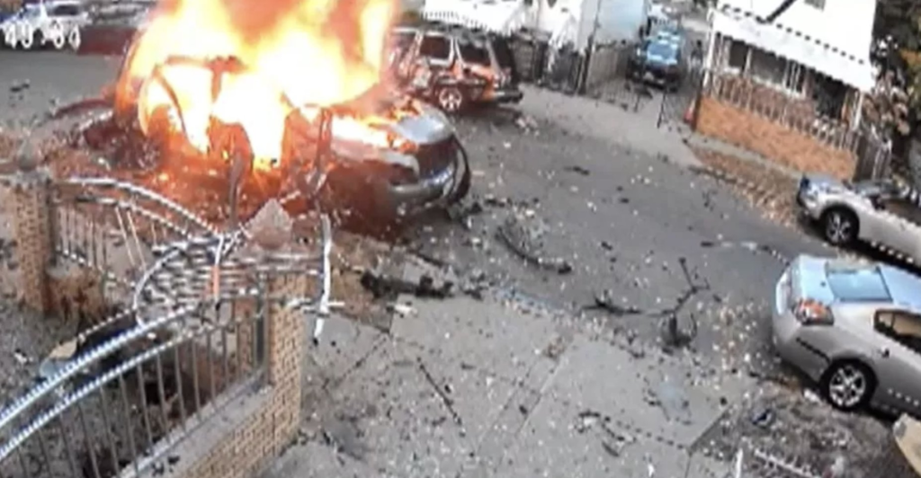 Watch: Parked car with gas cylinders inside explodes on NYC street, damaging homes and vehicles