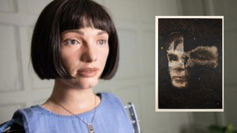 Ai-Da: Humanoid robot artist's portrait of Alan Turing sells for staggering $1.1 million