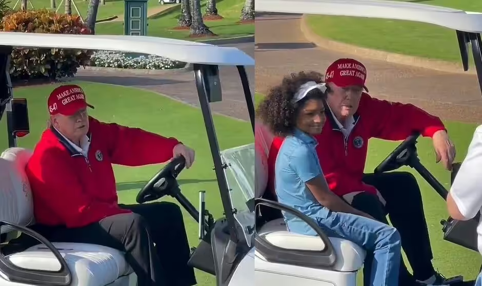 Watch: Trump offers ‘millions’ for young girl’s hair at golf course