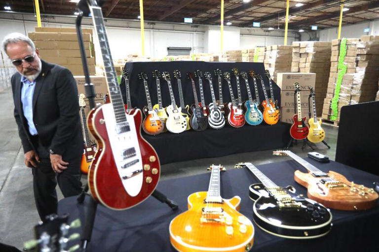 Largest musical instrument seizure: $18 million in fake Gibson guitars intercepted at L.A., Long Beach ports