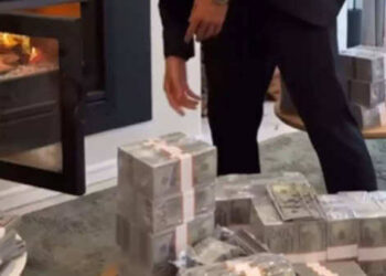 Watch: US Influencer’s cash-burning stunt ignites global outrage over wealth inequality