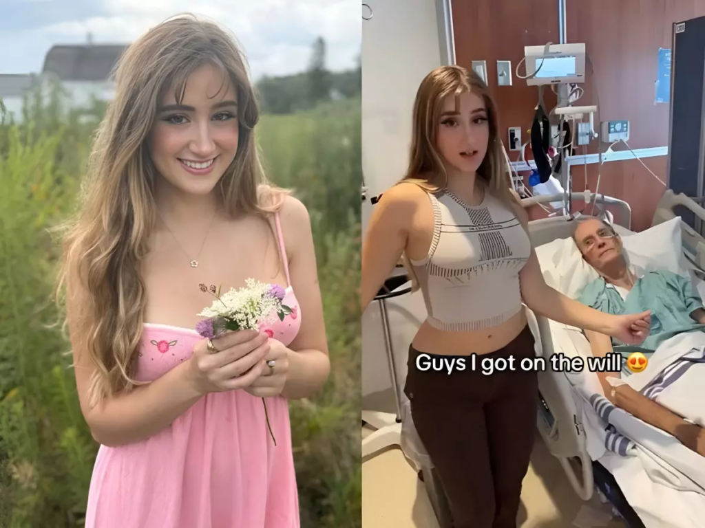 Watch: 22-year-old influencer slammed for dancing by 85-year-old boyfriend’s hospital bed: "Got on the will, should I pull the plug?"