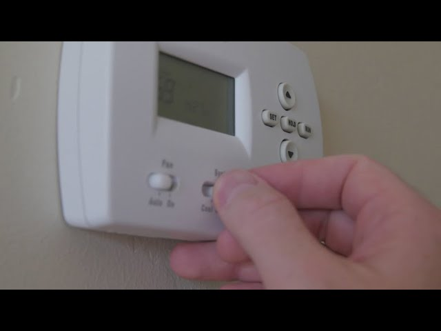 What are the US Department of Energy's ideal thermostat settings?