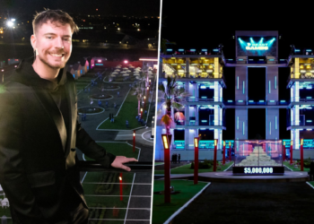 Watch: MrBeast reveals $14M 'Beast Games' city: The most expensive game show set ever