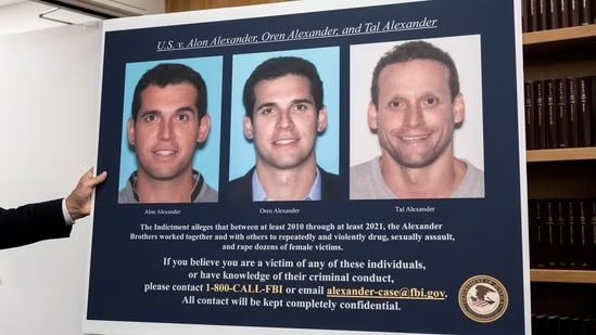 Drugged, restrained, and unable to escape’: Miami real estate moguls Alexander brothers face sex trafficking charges