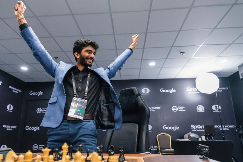 18-year-old Indian prodigy Gukesh becomes youngest chess world champion