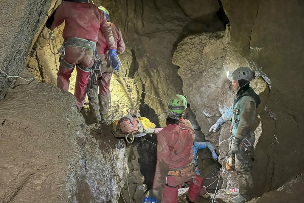 Dramatic cave rescue: Italian speleologist saved after being trapped for over 3 days