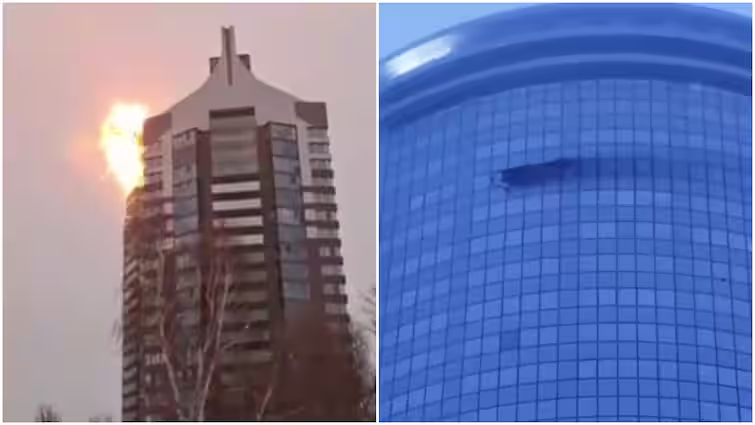 Watch: Russia hit with 9/11-style drone attack on high-rise buildings in Kazan