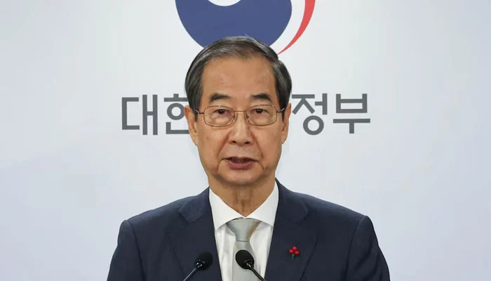 South Korea's National Assembly votes 192-0 to impeach acting leader Han Duck-soo