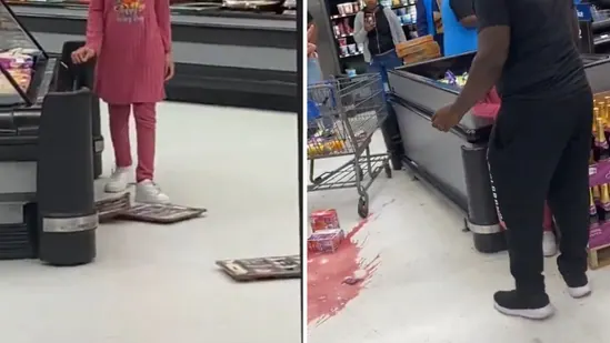 Watch: Child has meltdown at Walmart, smashes products while shoppers watch helplessly, sparks nationwide parenting debate