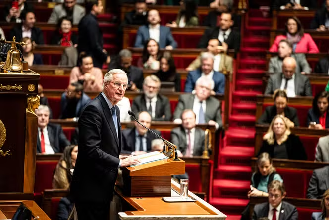 French government collapses in historic no-confidence vote