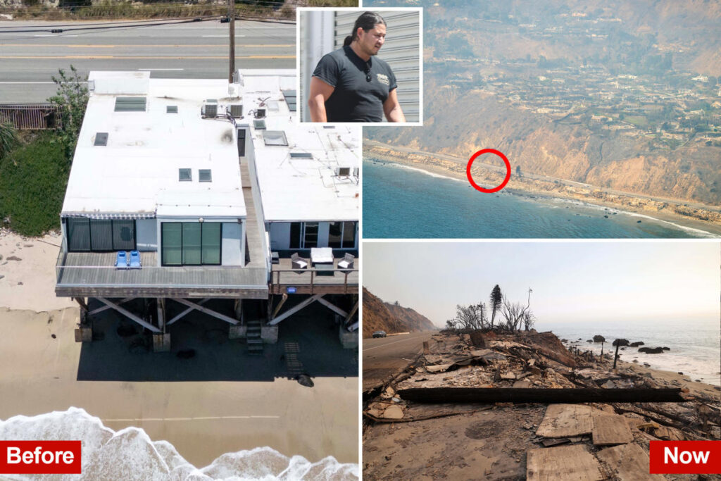 Powerball winner Edwin Castro's $3.8m Malibu home reduced to ashes in Palisades fire