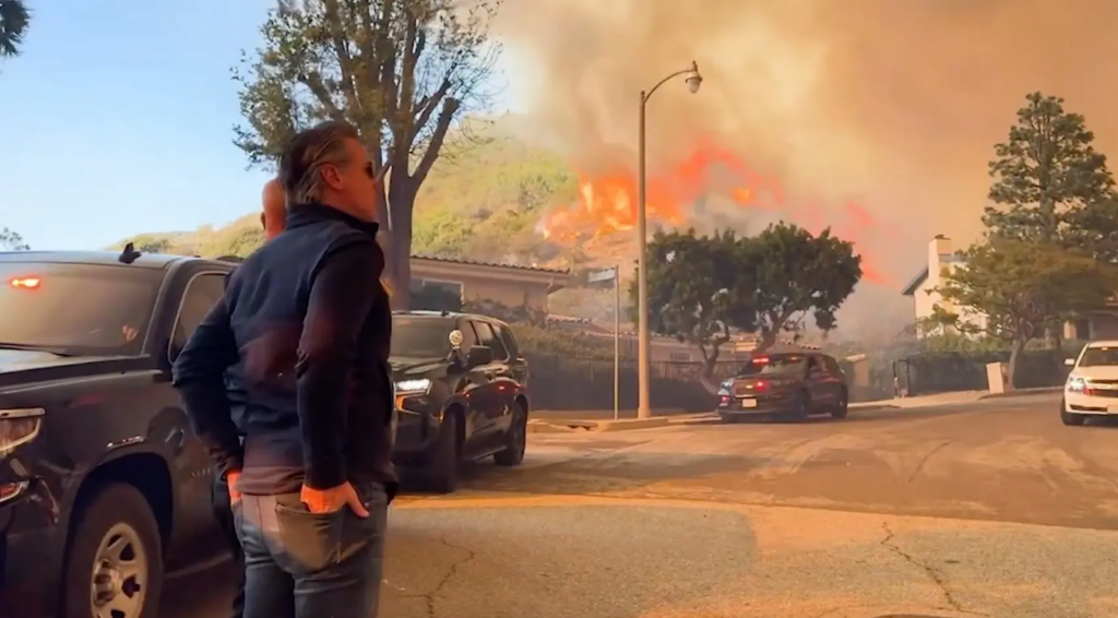 California Gov. Gavin Newsom faces backlash for ‘photo op’ at Palisades Fire