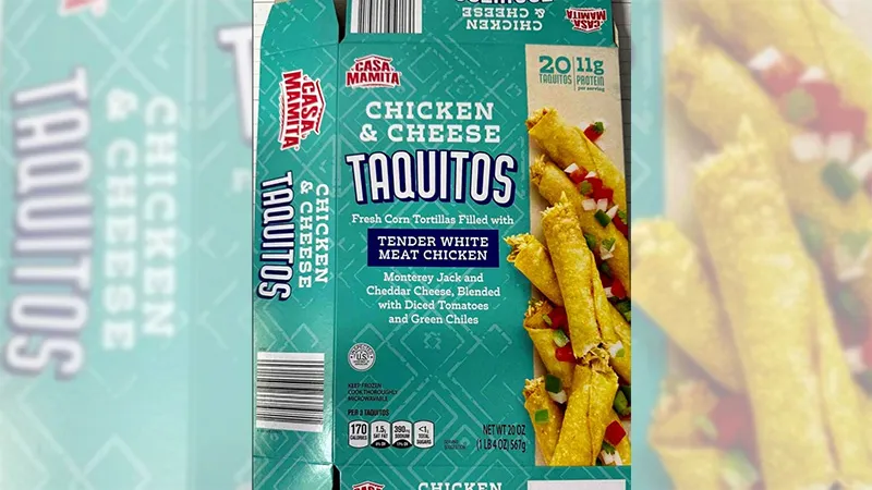 Metal found in Aldi's Casa Mamita taquitos triggers massive recall across multiple states