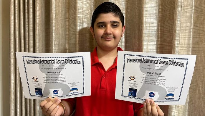 14-year-old Noida boy discovers asteroid; NASA asks him to name it