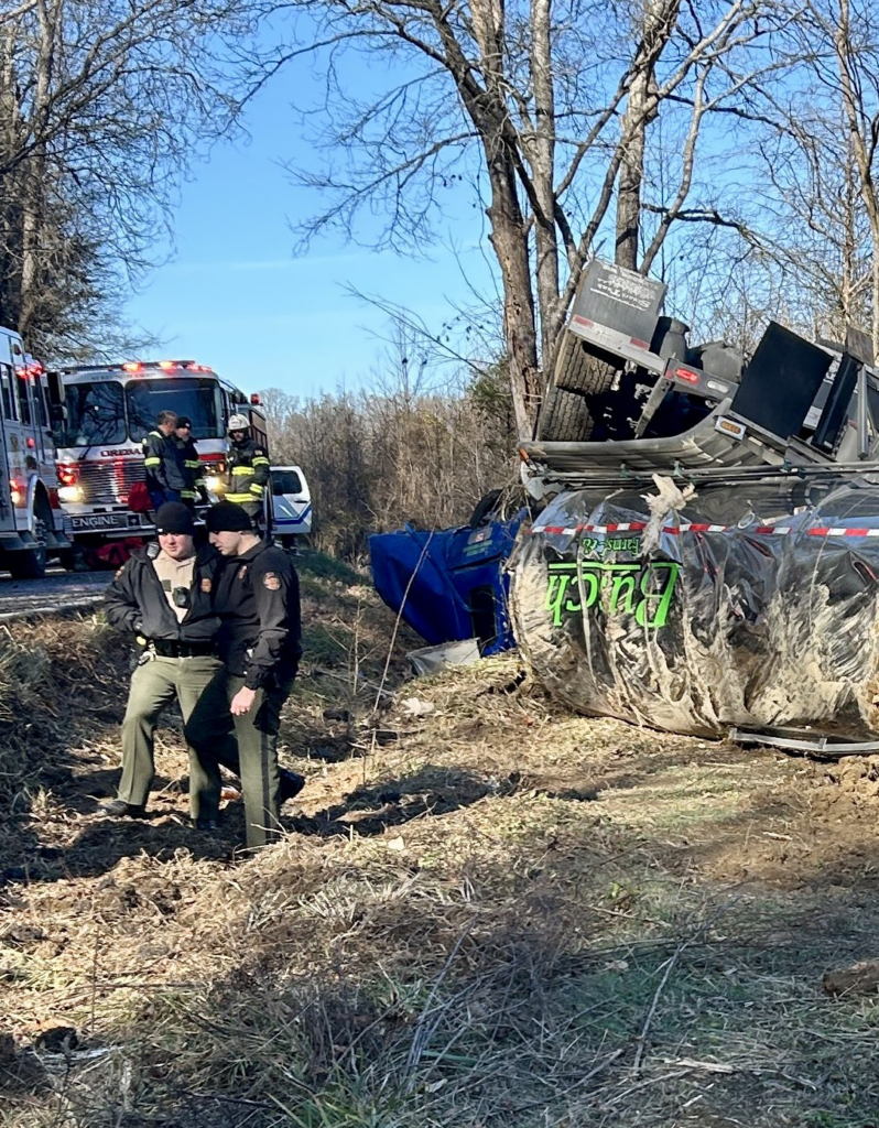 Tanker with gallons of liquid chocolate overturns in Tennessee, creating sticky emergency