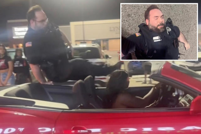 Watch: Texas officer injured after being hurled from speeding car; bystanders mock unconscious cop in disturbing video