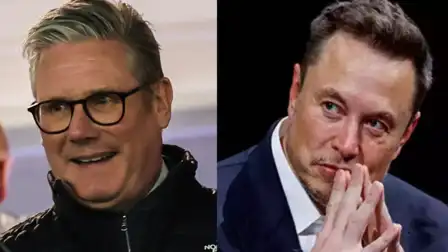 What are the allegations behind Elon Musk's criticism of UK PM Keir Starmer?