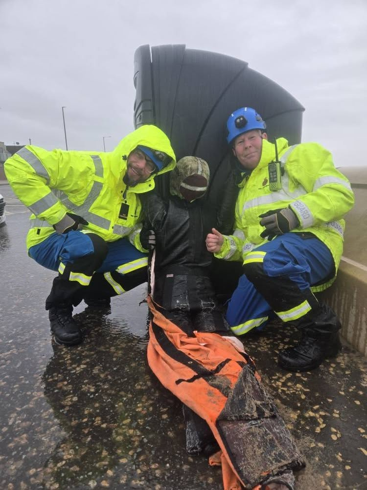 British Coastguard rushes to save person, but it turns out to be a training dummy