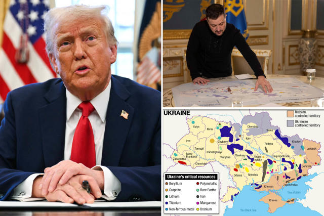 Trump: Ukraine agrees to provide US with $500 billion in rare earth minerals