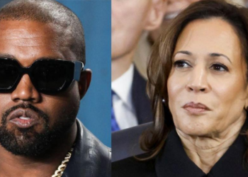 Kanye West apologizes after sharing a sexualized post about Kamala Harris