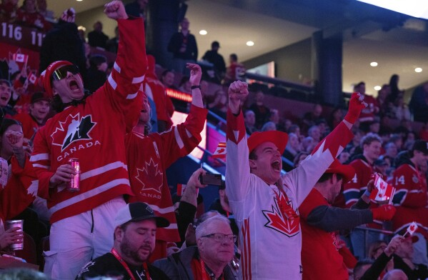 Fans in Montreal boo U.S. national anthem before 4 nations face-off game against Canada