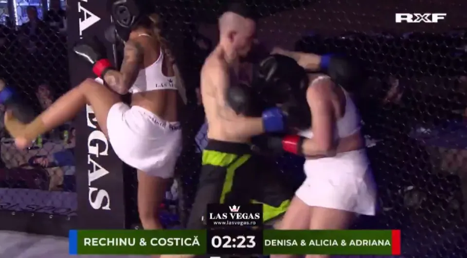 Watch: OnlyFans models vs. male fighters: Brutal MMA bout in Romania sparks outrage