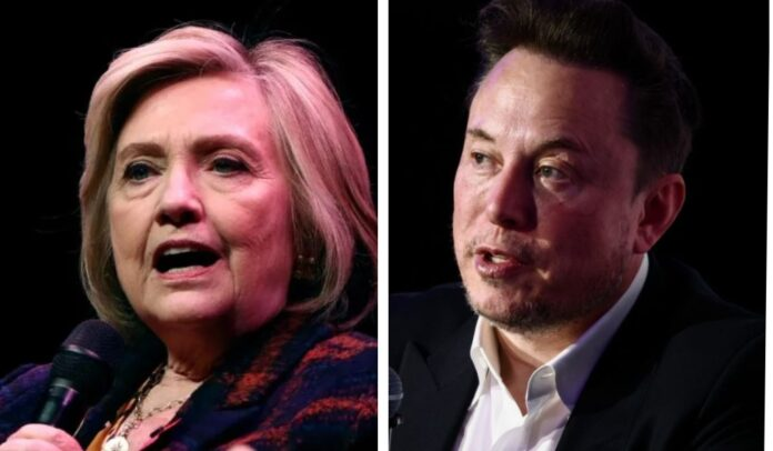 Hillary Clinton faces widespread mockery for warning Americans about Elon Musk