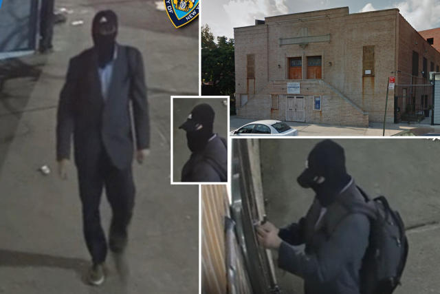 Suit-clad thief steals $15K from NYC synagogue donation boxes in early-morning heist