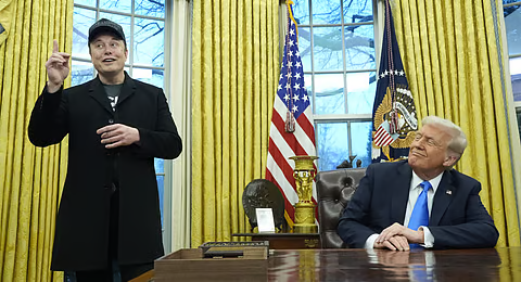 Trump announces he’ll buy a new Tesla to support Elon Musk’s ‘baby’ amid boycotts, stock decline