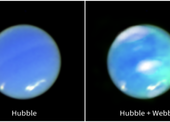 James Webb Telescope spots auroras on Neptune—A historic first
