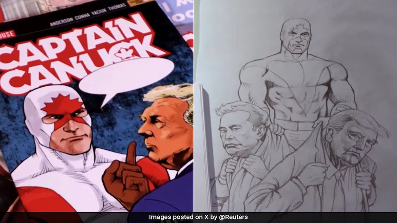 Donald Trump and Elon Musk feature as 'villains' in Canadian comic book Captain Canuck